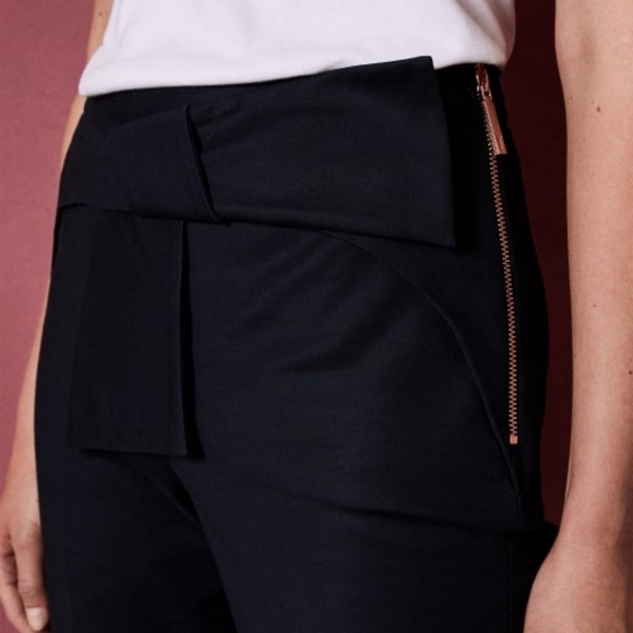 Bnwt Ted Baker Betha side zip bow waist trousers - Picture 5 of 7